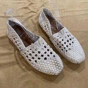 TOMS cream woven jute flats | 8